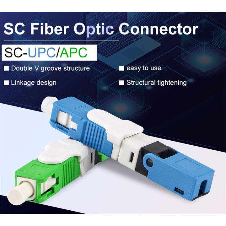 FTTH ESC250D SC APC and SC UPC Single-Mode Fiber Optic Quick